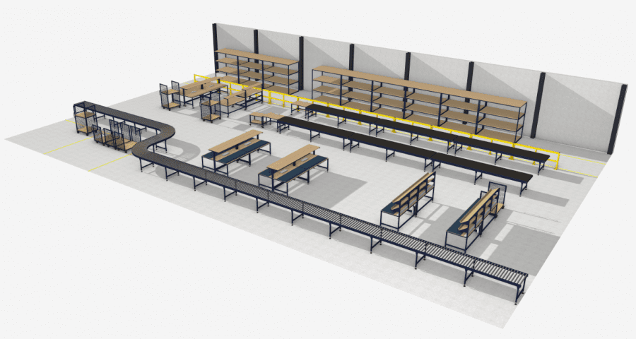 3PL Warehouse Layout warehouse equpment