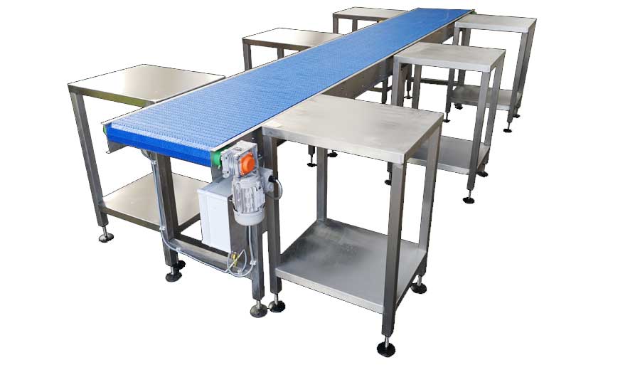 stainless food conveyor