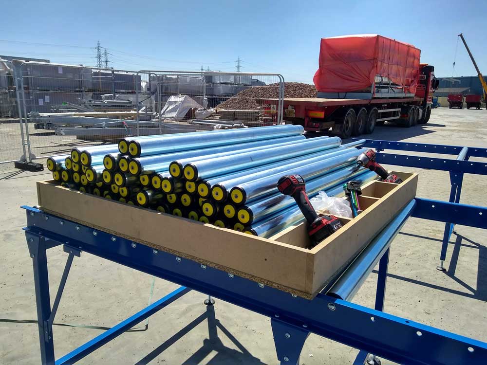 Reliable conveyor rollers from Spaceguard conveyor rollers
