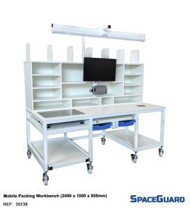 <a href="https://www.spaceguard.co.uk/portfolio/mobile-packing-workbench-20238/" class="spg-port-link" style="font-weight:bold; background-color:#ff6a00; padding:10px 5px 10px 5px; color:#fff;">LEARN MORE<a/> packing bench for warehouse use